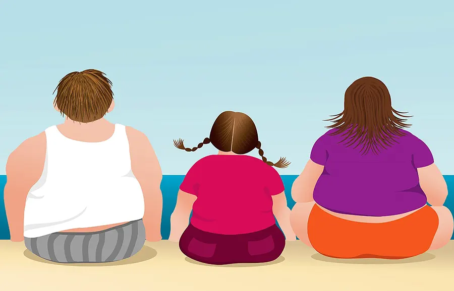 на фото Стеатогепатит у детей с ожирением